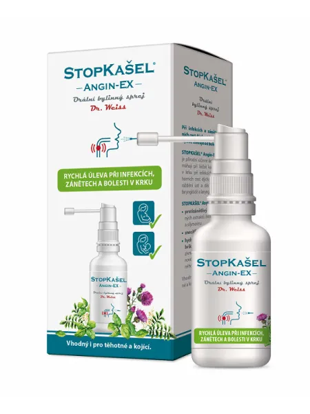 Stopkasel Angin-Ex Spray gegen Halsschmerzen 30 ml