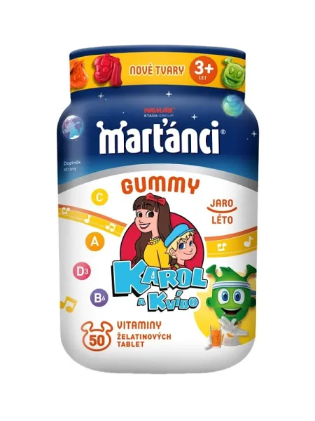 Walmark Martanci Gummy Karol&Kvido Frühjahr-Sommer 50 Tabletten