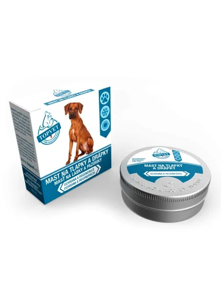 Topvet Salbe für Pfoten und Krallen für Hunde 50 ml