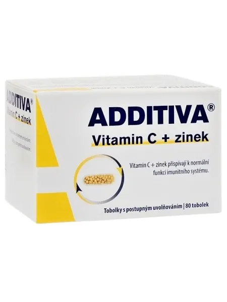 Additiva Vitamin C + Zink 80 Kapseln