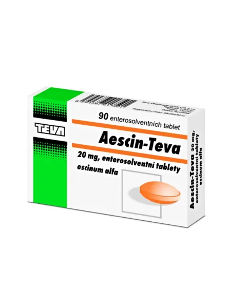 Aescin-Teva 20 mg 90 Tabletten