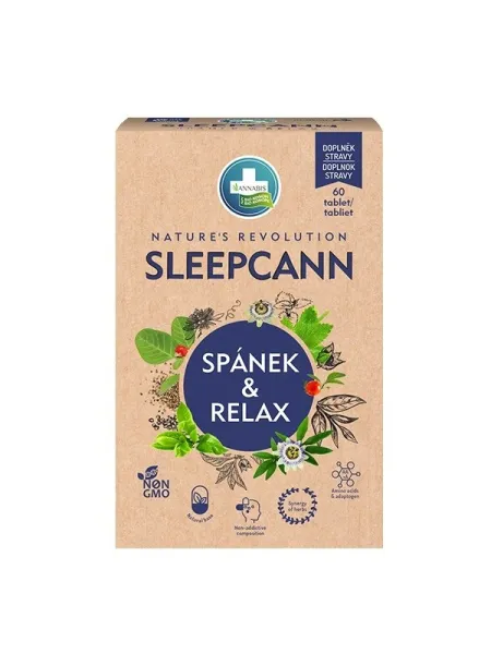 Annabis SLEEPCANN Spanek & Relax 60 Tabletten