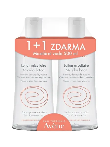AVENE Mizellenwasser Reinigungslotion 2x 500 ml