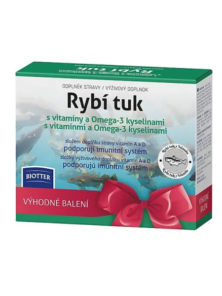BIOTTER Fischöl mit Vitaminen und Omega 3-Säuren 3x 60 Kapseln