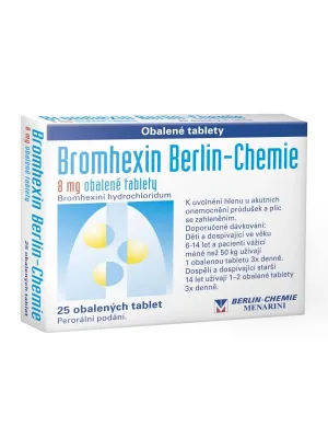 Bromhexin Berlin-Chemie 8 mg 25 Tabletten