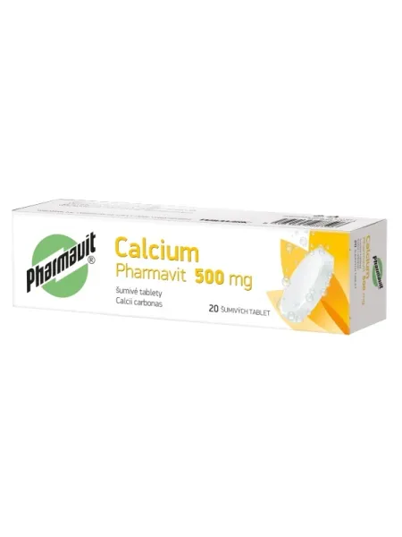 Calcium 500 mg Pharmavit 20 Brausetabletten