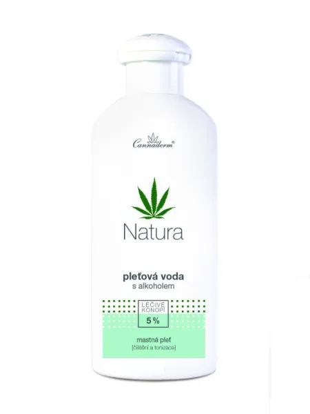 Cannaderm Natura Gesichtswasser für Fettige Haut 200 ml