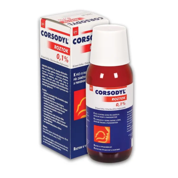 Corsodyl Mundwasser 0.1% 200 ml