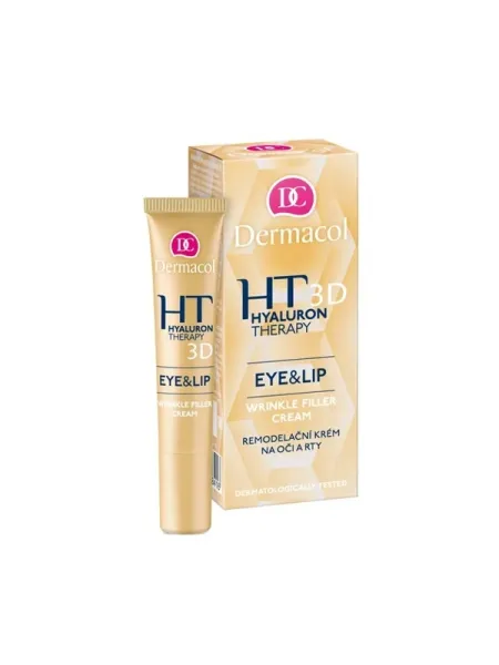 Dermacol Hyaluron Therapy 3D Augen- und Lippenremodellierungscreme 15 ml
