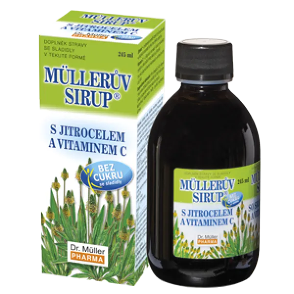 Dr. Müller Sirup mit Spitzwegerich und Vitamin C (ohne Zucker) 245 ml