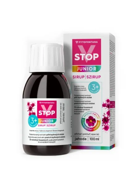 Fytofontana V-STOP Sirup JUNIOR 3 Jahre+ Erdbeere 100 ml