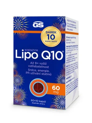 GS Coenzym Lipo Q10 60 mg 60+10 Kapseln Geschenk