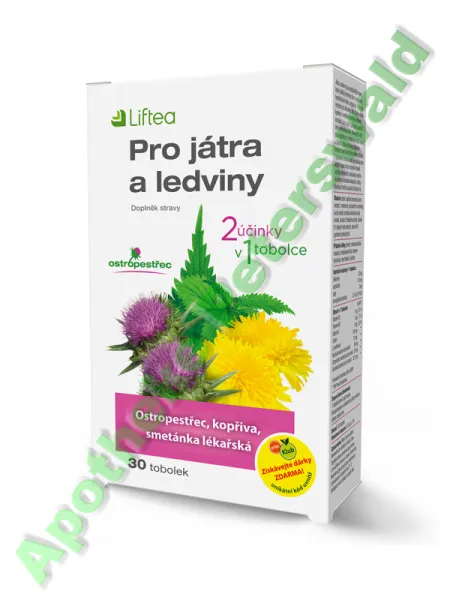 Liftea für Leber und Nieren 30 Kapseln