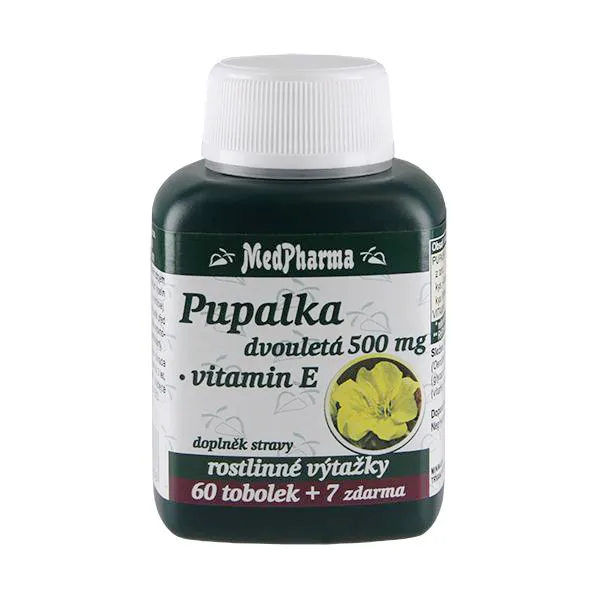 MEDPH Gemeine Nachtkerze 500 mg + Vitamin E 67 Kapseln