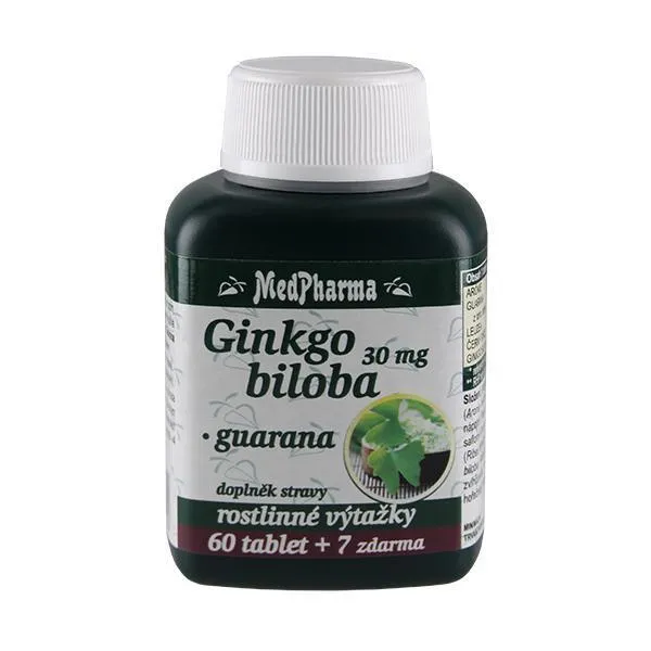 MEDPH Ginkgo Biloba 30 mg + Guarana 67 Tabletten