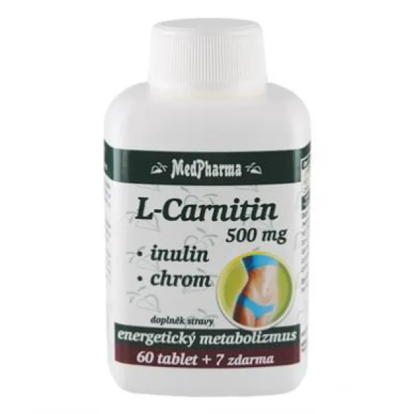 MEDPH L-Carnitin 500 mg + Inulin + Chrom 67 Tabletten