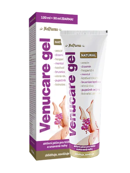MedPharma Venucare Gel Natural 120 ml + 30 ml