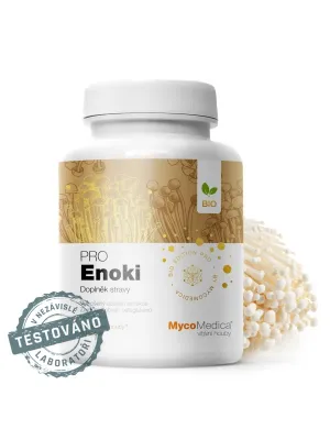 MycoMedica BIO Enoki PRO 500 mg 90 pflanzliche Kapseln