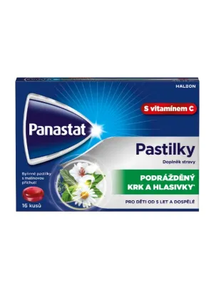 Panastat Kräuterpastillen mit Vitamin C und Himbeergeschmack 16 Stück