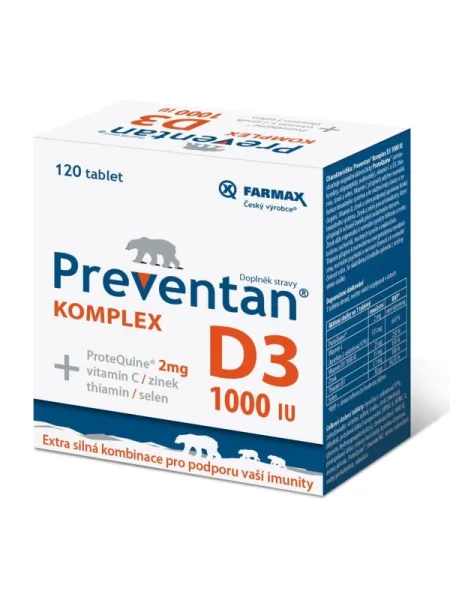 Preventan Komplex D3 1000 IE 120 Tabletten