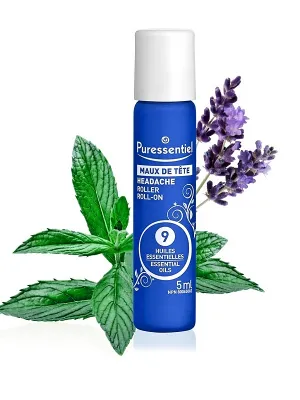 PURESSENTIEL Roll-on gegen Kopfschmerzen RENO 5 ml