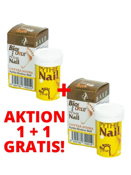 Pythie Kluger Pilz Biodeur Nagel 3 x 3 g - 1 + 1 GRATIS