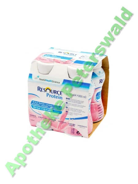 Resource Protein Trinknahrung 4x 200 ml / Erdbeere