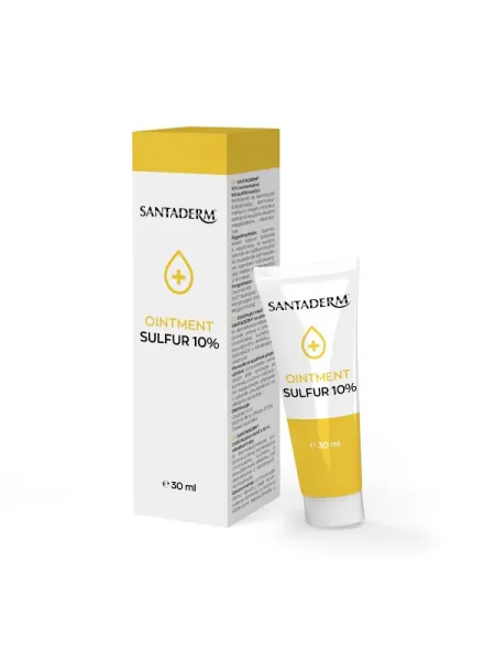 Santaderm Feuchtigkeitsspendende Salbe mit 10% Schwefel 30 ml