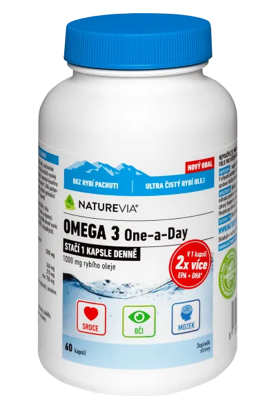 NATUREVIA Omega 3 One A Day 60 Kapseln
