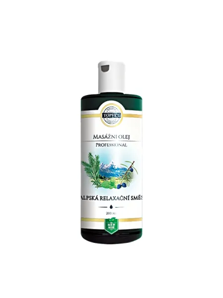 TOPVET Alpen-Entspannungsmischung Massageöl 200 ml