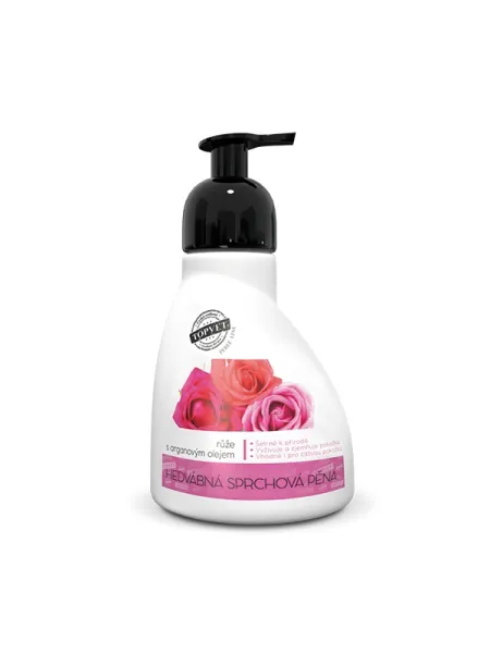 Green idea Seiden-Duschschaum - Arganöl mit Rose 300 ml