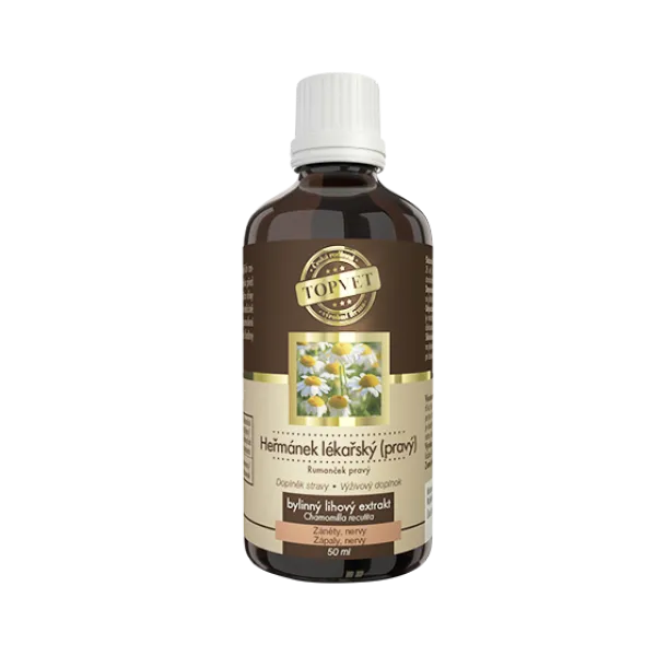 TOPVET Echte Kamille Kräuteralkohol-Extrakt 50 ml