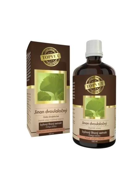 TOPVET Ginkgo Tinktur Tropfen 100 ml