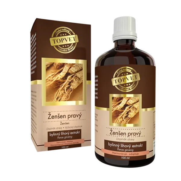 TOPVET Ginseng Tinktur Tropfen 100 ml