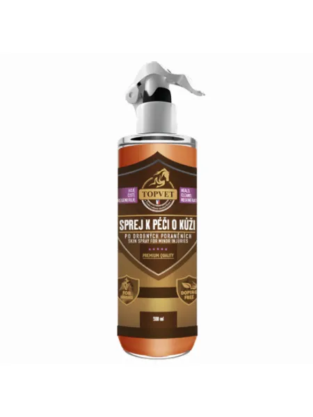 TOPVET Spray zur Hautpflege nach kleineren Verletzungen für Pferde 500 ml