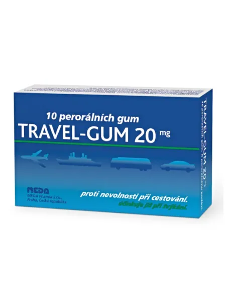 Travel-Gum 20 mg 10 Kaugummis
