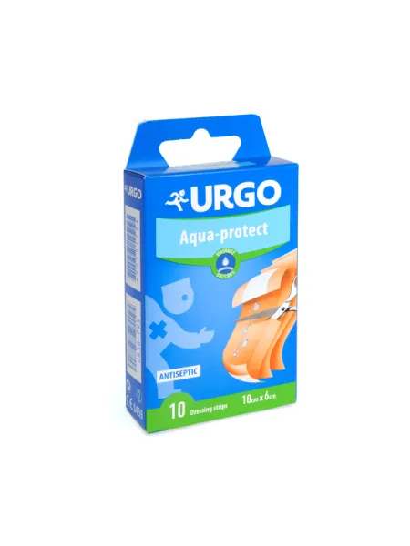 Urgo Aqua Protect Abwaschbares Pflaster 10 x 6 cm 10 Stück