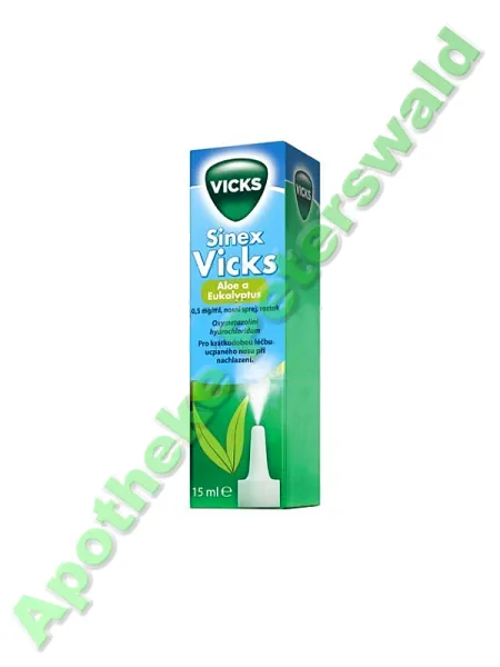 Sinex Vicks Aloe+Eukalyptus 0.5 mg/ml Nasenspray 15 ml