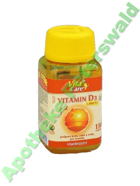 Vitaharmony Vitamin D3 1000 IU 150 Kapseln