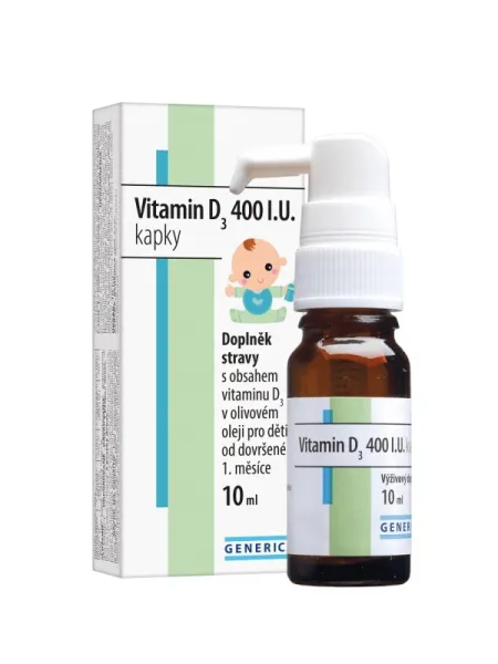 Vitamin D3 400 IE Tropfen 10 ml Generica