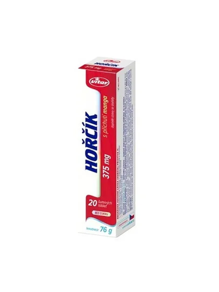 Vitar Magnesium 375 mg Mango 20 Brausetabletten
