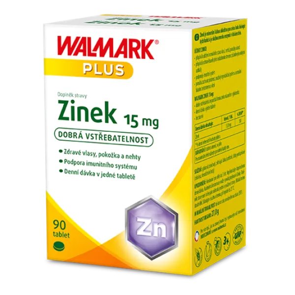 WALMARK Zink 15 mg 90 Tabletten