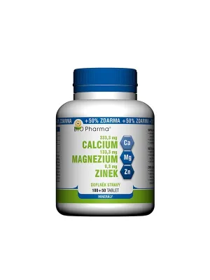Produkt mit 3 Mineralen: Calcium...
