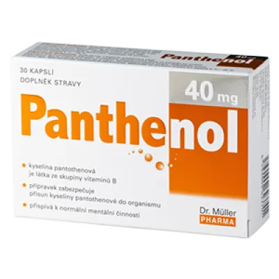 Panthenol Kapseln, 40 mg.
	Für ...