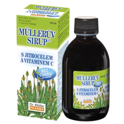 Müller Hustensirup mit Spitzwege...