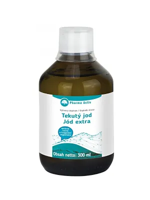 Flüssiges Jod in Form von Mikrop...