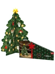 LEROS Kräuter-Adventskalender Weihnachtsbaum mit 24 Beuteln