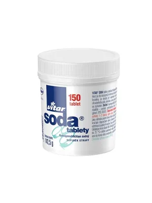 Natriumbicarbonat in Tabletten.
...