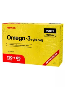 Walmark Omega-3 Forte 1000 mg 130 + 65 Kapseln Promo 2025